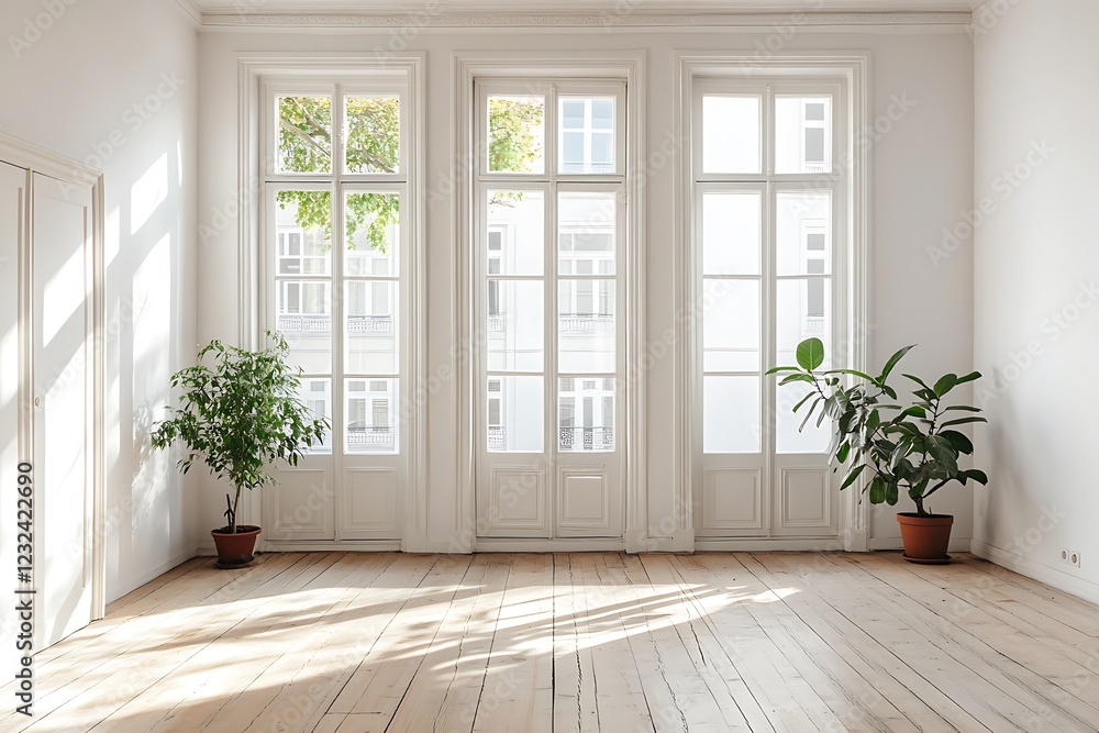 Fototapeta premium Ample light enhances feelings of spaciousness and airy freedom 