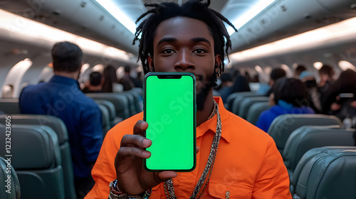 Man Holds Smartphone with G...