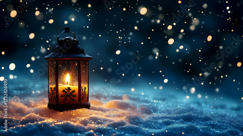 Glowing Lantern Illuminates...