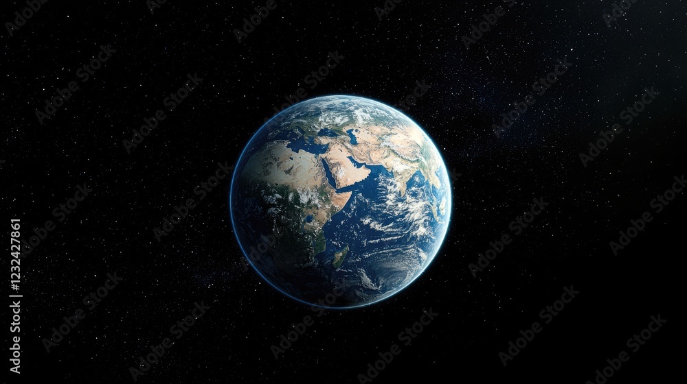 A hyper-realistic image of planet Earth with AI computer data text overlayed ono the planet to suggest the AI takeover of humanity. A hyper-realistic image of planet Earth with AI computer data text overlayed ono the planet to suggest the AI takeover of humanity.