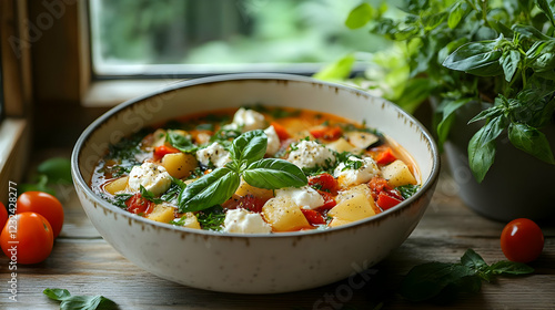 Tomato Soup with Potatoes, ...