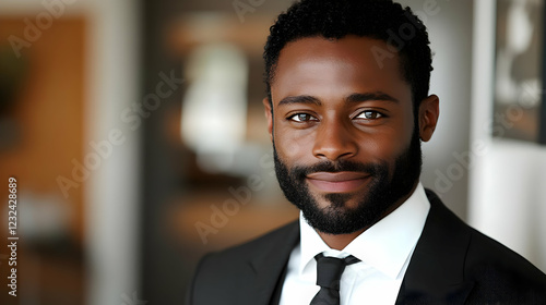 Confident Businessman Poses...