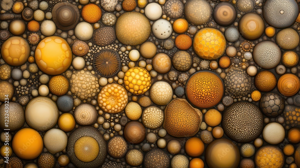 Close-up of a heap of organic brown seeds resembling pebbles Close-up of a heap of organic brown seeds resembling pebbles