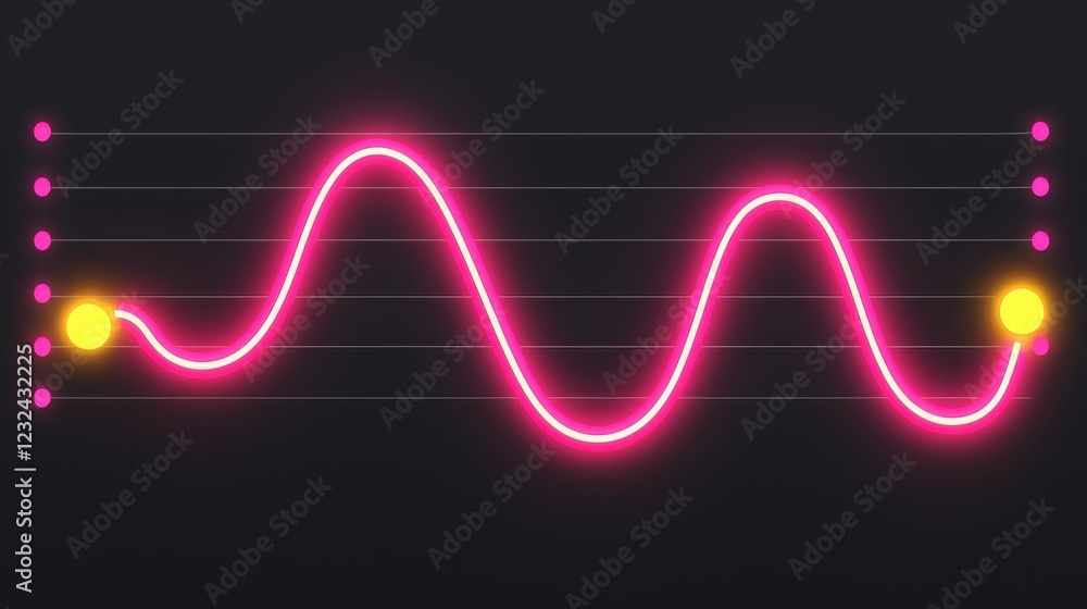 Soft Glowing Neon Arcs on Dark Background with Gradient Effects Soft Glowing Neon Arcs on Dark Background with Gradient Effects