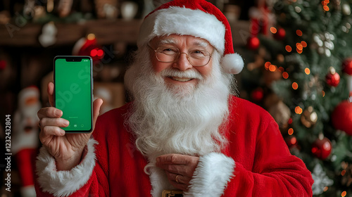 Smiling Festive Man in Sant...