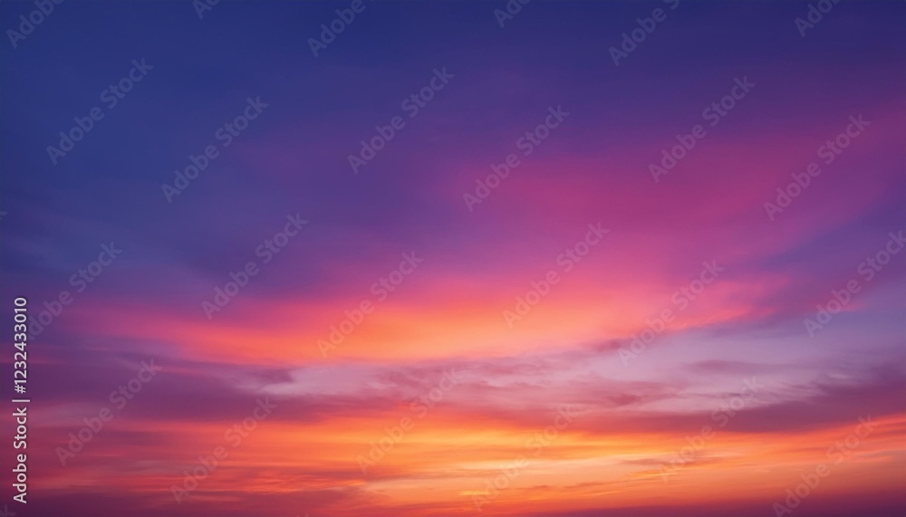 Fototapeta premium sunset in the sky