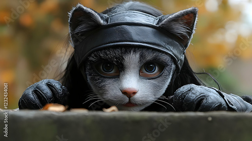 Anthropomorphic Cat with Le...