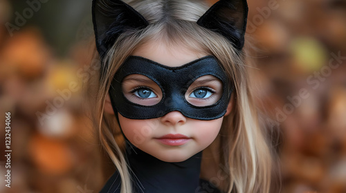Young Girl Wears Black Cost...