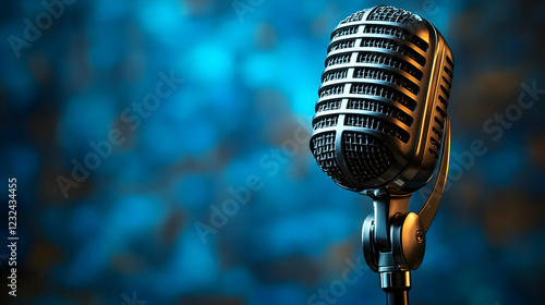 Retro Microphone Stands on ...