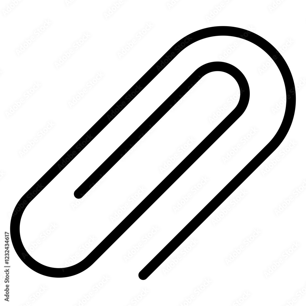 paperclip icon vector illustration paperclip icon vector illustration