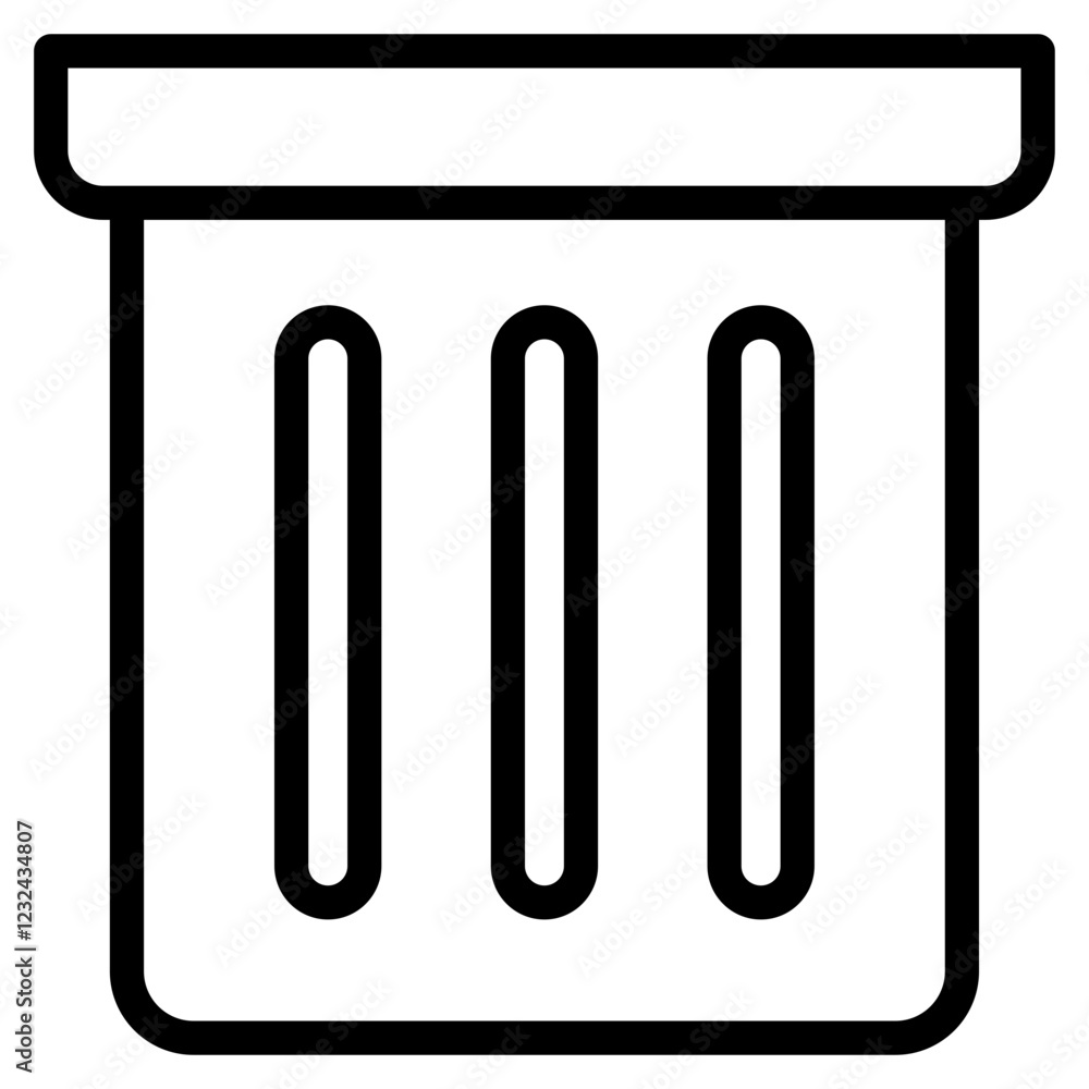 trascan icon vector illustration trascan icon vector illustration