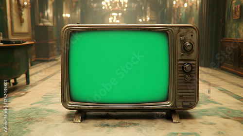 Vintage Television with Gre...