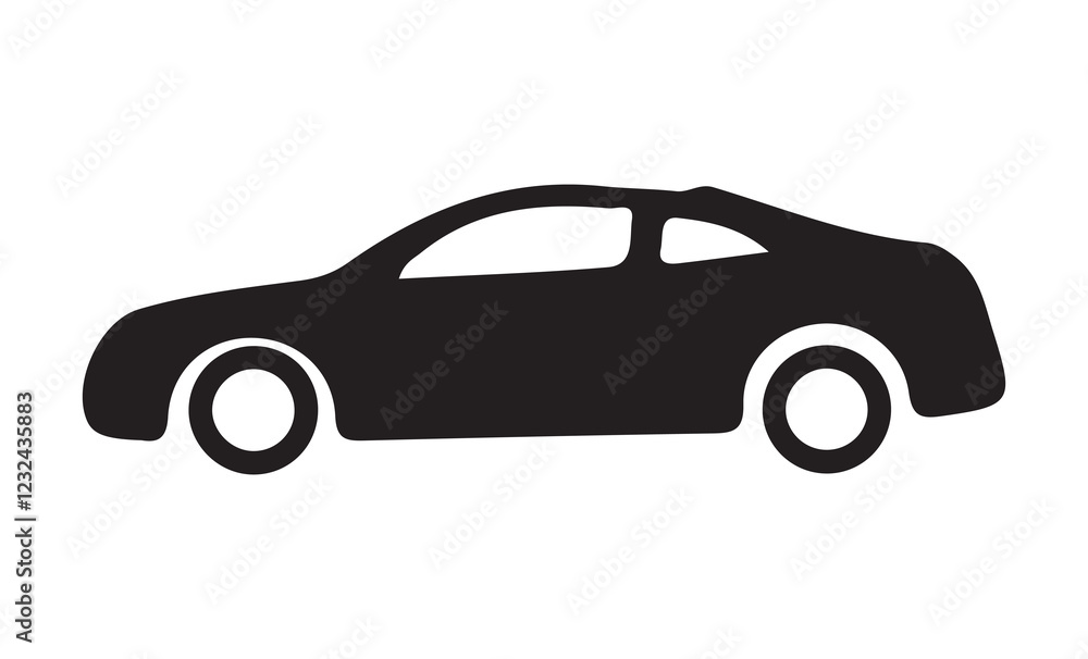 Car vector icon. Private car vector icon. Car icon black on white background. Stock - vector eps 10 Car vector icon. Private car vector icon. Car icon black on white background. Stock - vector eps 10