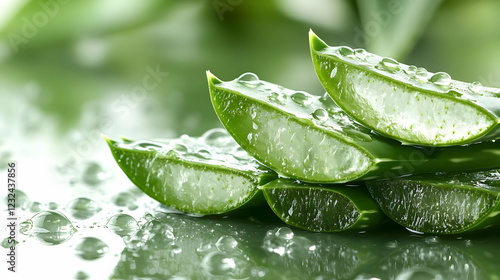 Fresh Aloe Vera Slices with...
