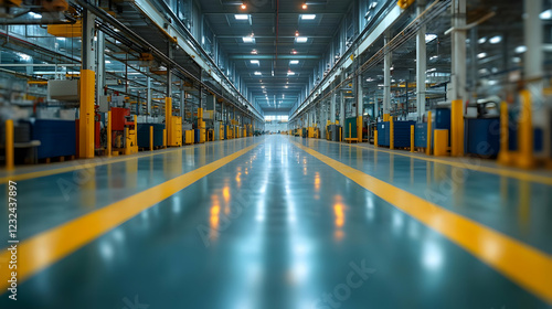 Modern Factory Interior Sho...