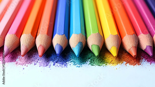 Colorful Pencils Create Vib...
