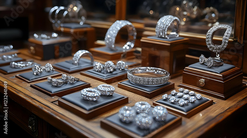 Sparkling Diamond Jewelry D...