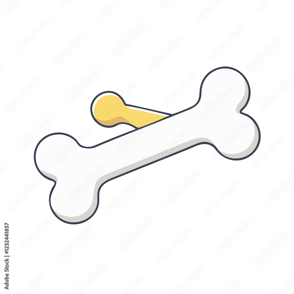 dog bone icon, dog bone vector illustration-simple illustration of dog bone, perfect for dog bone logos and icons dog bone icon, dog bone vector illustration-simple illustration of dog bone, perfect for dog bone logos and icons