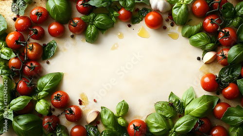 Fresh Cherry Tomatoes and B...