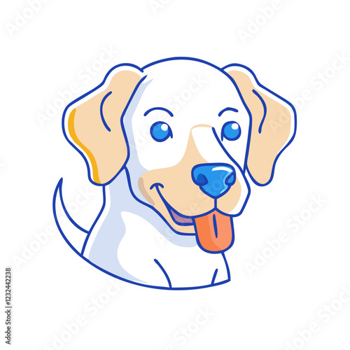 dog icon, dog vector illustration-simple illustration of dog, perfect for dog logos and icons