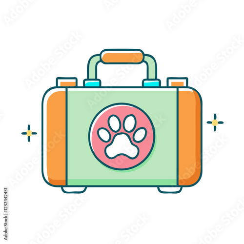 first aid kit for pets icon, first aid kit for pets vector illustration-simple illustration of first aid kit for pets, perfect for first aid kit for pets logos and icons