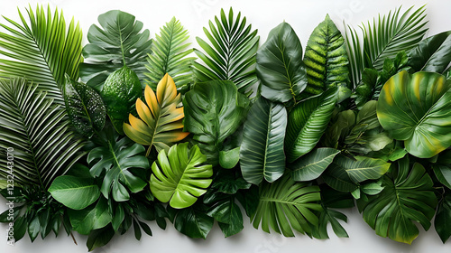 Tropical leaves pattern for...