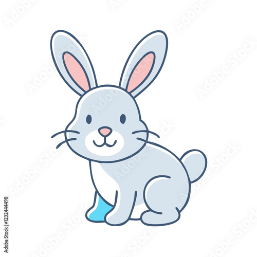 rabbit icon, rabbit vector illustration-simple illustration of rabbit, perfect for rabbit logos and icons