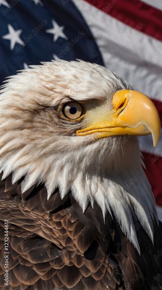 Obraz premium american bald eagle