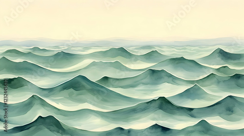 Abstract Watercolor Paintin...