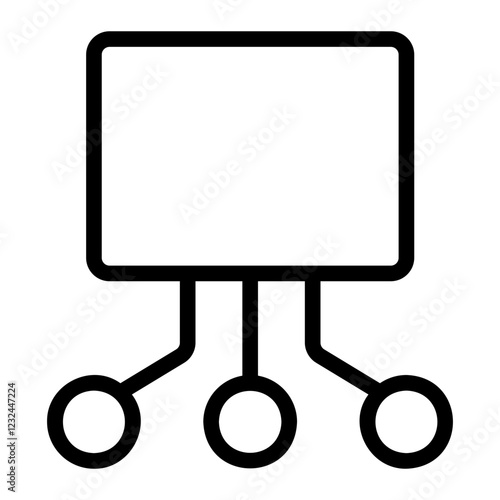hierarchy line icon