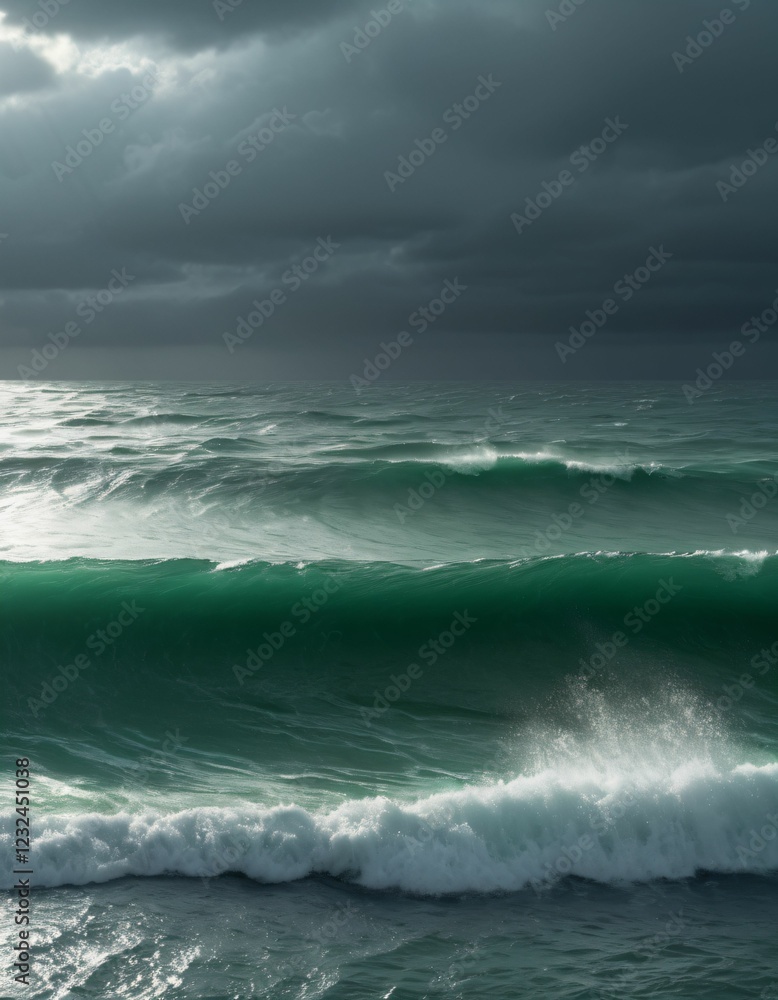 Fototapeta premium storm at sea