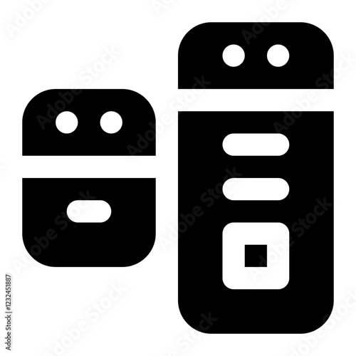 Responsive Design Glyph Icon