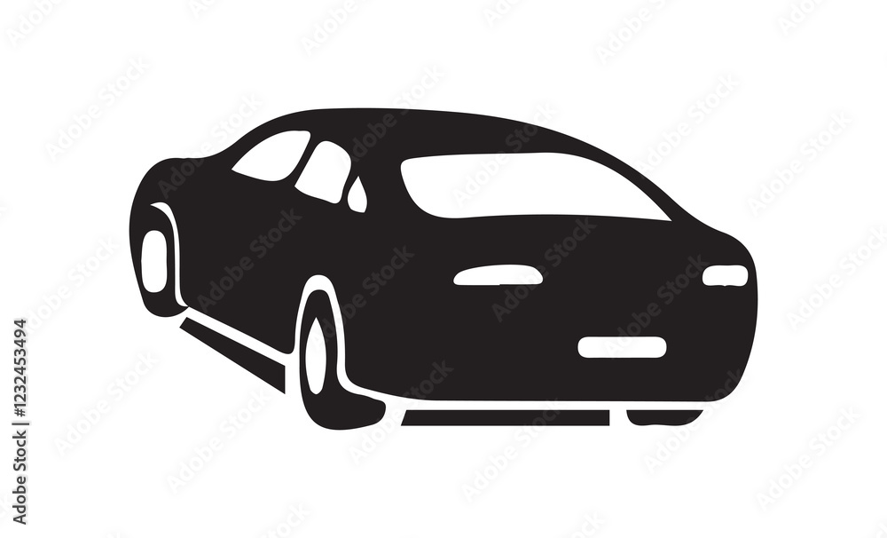 Modern car vector icon. Private car vector icon EPS 10 Modern car vector icon. Private car vector icon EPS 10