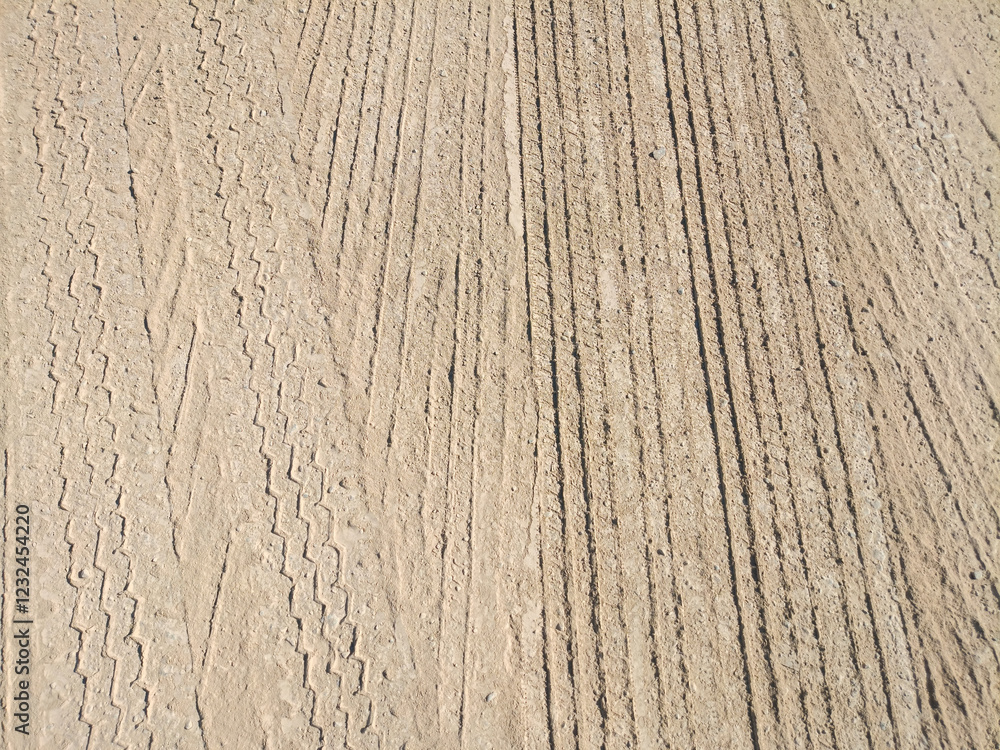 Photo of tire marks on the ground with space for text to use in your project. Photo of tire marks on the ground with space for text to use in your project.