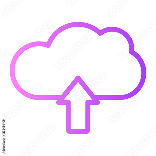 upload gradient icon