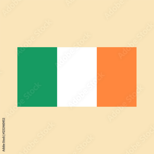 Free Download Flag of Ireland. Color vector illustration. - GFXLoad