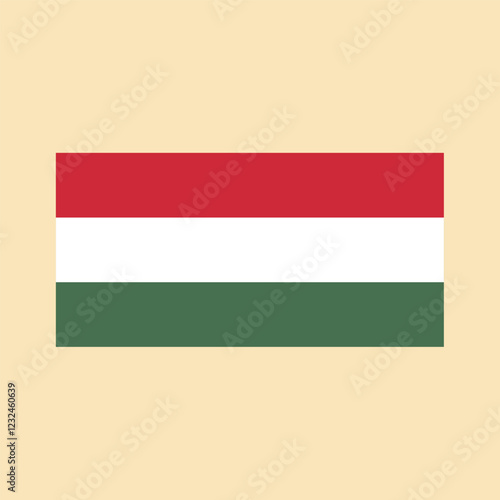 Free Download Flag of Hungary. Color vector illustration. - GFXLoad
