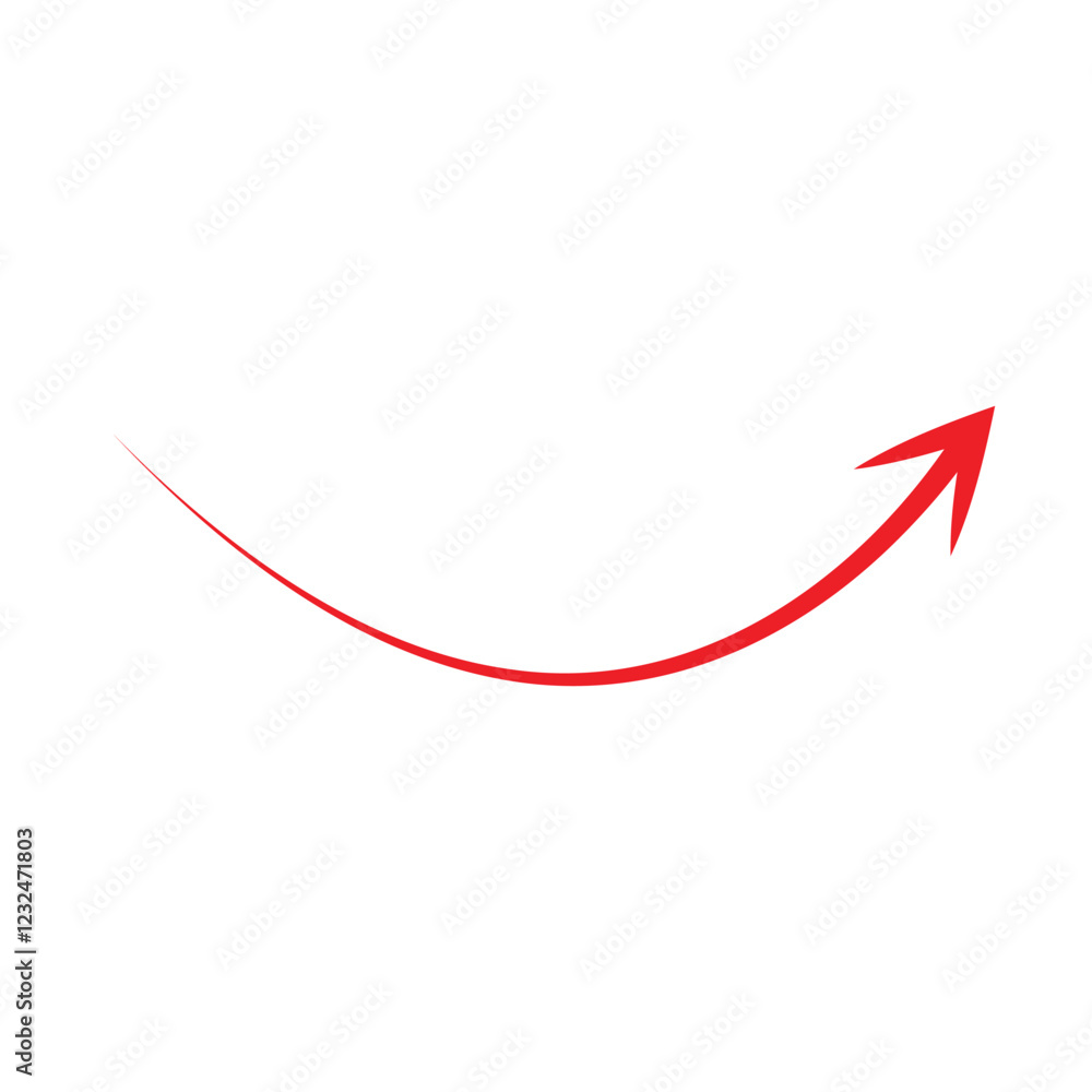 red arrow icon on white background. flat style. arrow icon for your web site design, logo, app, UI. arrow indicated the direction symbol. curved arrow sign. red arrow icon on white background. flat style. arrow icon for your web site design, logo, app, UI. arrow indicated the direction symbol. curved arrow sign.