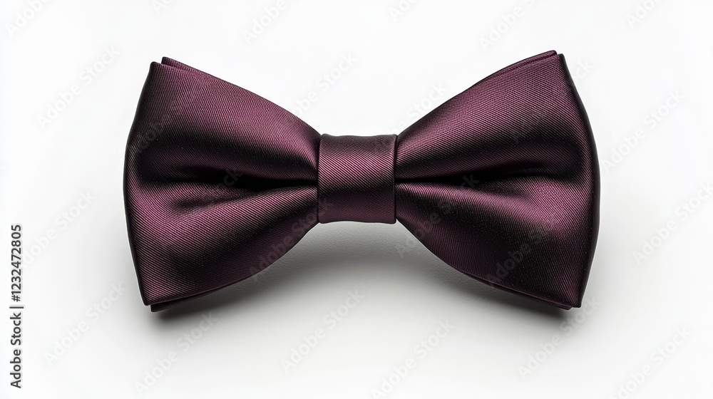 Ideal for special occasions and a stylish fashion accessory, the elegant burgundy satin bow Ideal for special occasions and a stylish fashion accessory, the elegant burgundy satin bow