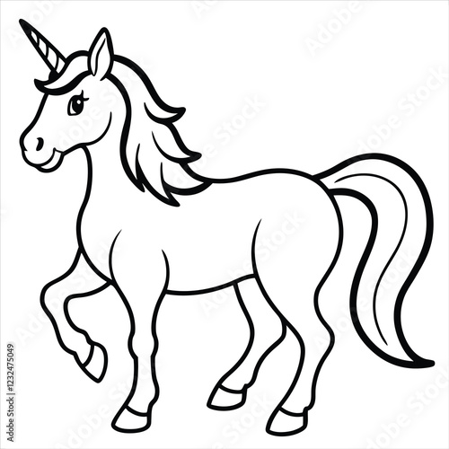 Wallpaper Mural  unicorn vector design art and illustration Torontodigital.ca