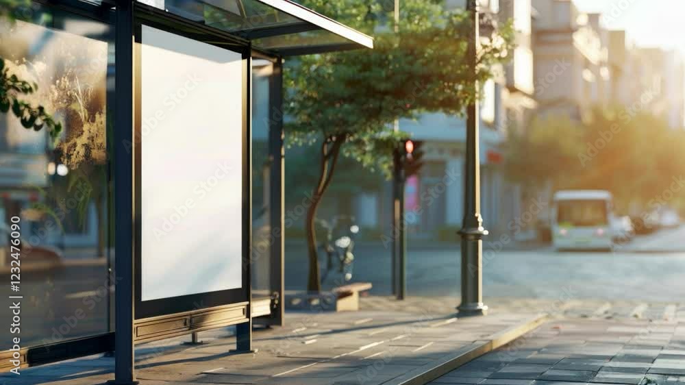 Video of an empty billboard at a bus stop. Useful for advertising city services, transport companies, events and promotions.
Video of an empty billboard at a bus stop. Useful for advertising city services, transport companies, events and promotions.