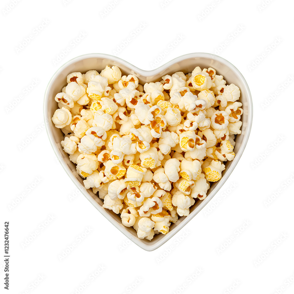 Popcorn In Heart Shaped Bowl On Transparent Background
Popcorn In Heart Shaped Bowl On Transparent Background