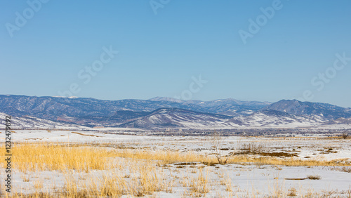 Boulder Colorado Landscape, Lookout Road, View of Longmont photo