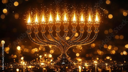 Candlelight movements in slow motion, a Shabbat of tranquility and sacred fire, transforms into a religious celebration