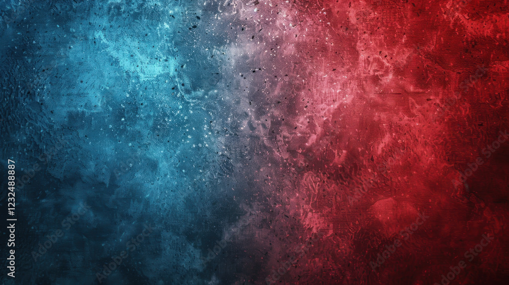 Obraz premium red and blue grainy gradient background