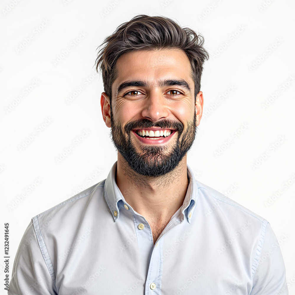 Obraz premium A happy man looking smiling