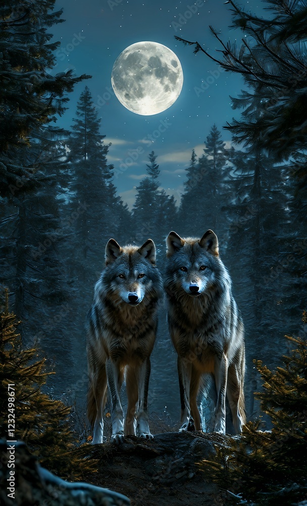 Naklejka premium Guardians of the Night