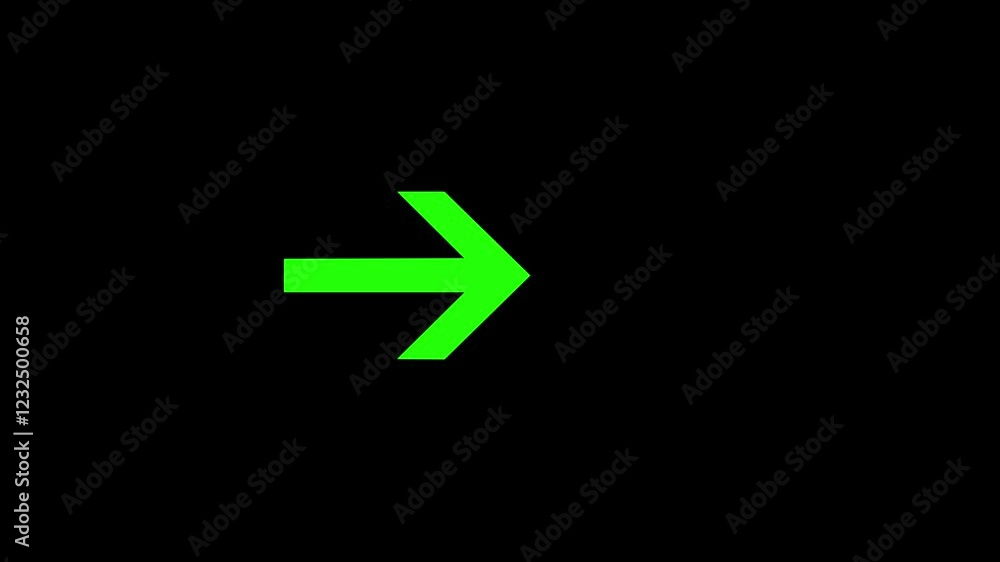 Arrow loop animation direction concept. Left Moving arrows to the side Animation. Signal icon. Animated Light Left arrow on black background. Arrow loop animation direction concept. Left Moving arrows to the side Animation. Signal icon. Animated Light Left arrow on black background.