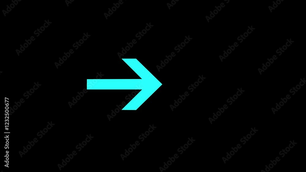Arrow loop animation direction concept. Left Moving arrows to the side Animation. Signal icon. Animated Light Left arrow on black background. Arrow loop animation direction concept. Left Moving arrows to the side Animation. Signal icon. Animated Light Left arrow on black background.