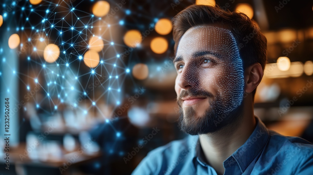 Exploring facial recognition technology a cozy setting informative article futuristic insights in a relaxed environment Exploring facial recognition technology a cozy setting informative article futuristic insights in a relaxed environment